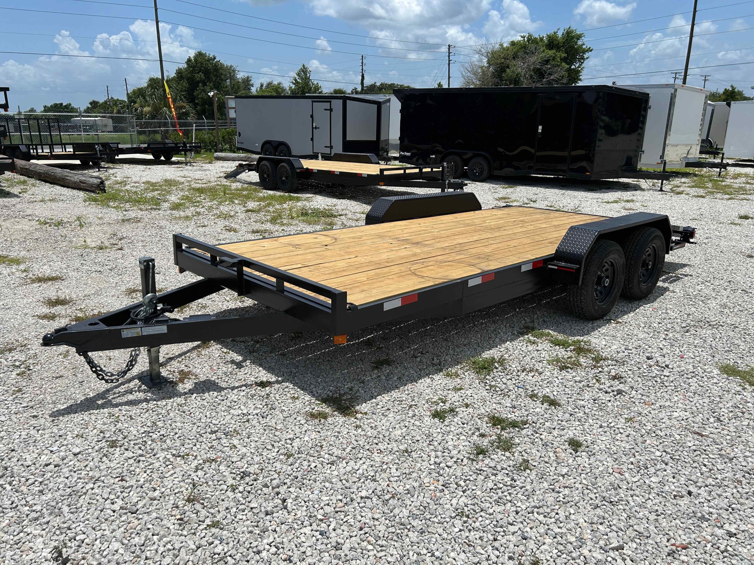 New 7×18 WORLDWIDE TRAILER Car Trailer