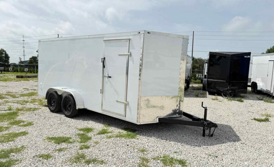 New 7×16 D & A Trailers Enclosed Trailer