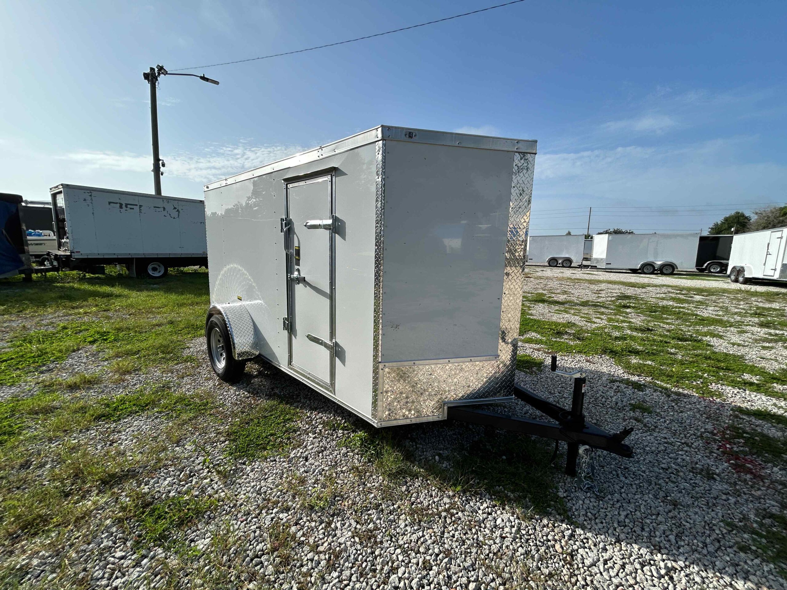 New 5×10 Power Line Cargo Enclosed Trailer