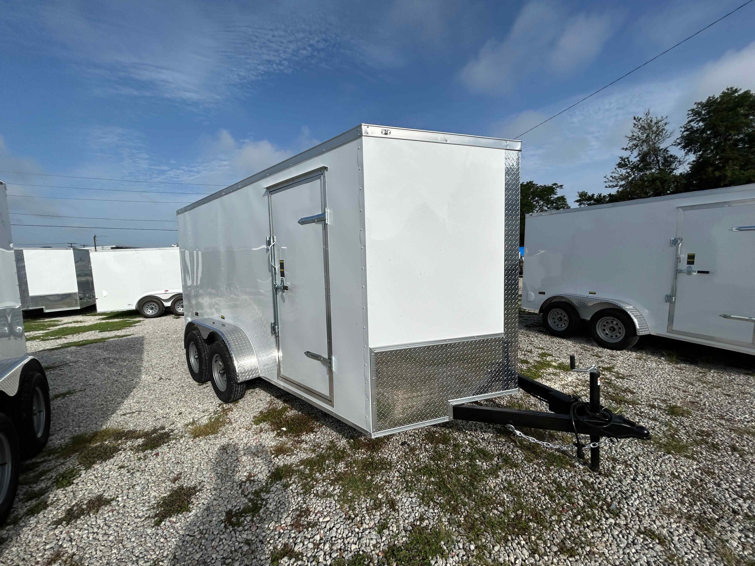 New 7×14 Power Line Cargo Enclosed Trailer