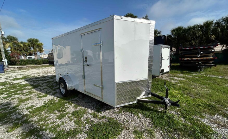 New 6×12 Power Line Cargo Enclosed Trailer