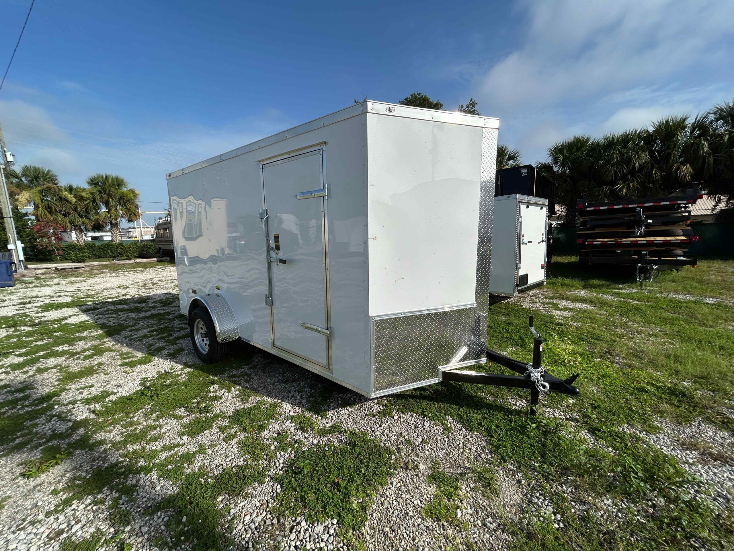 New 6×12 Power Line Cargo Enclosed Trailer