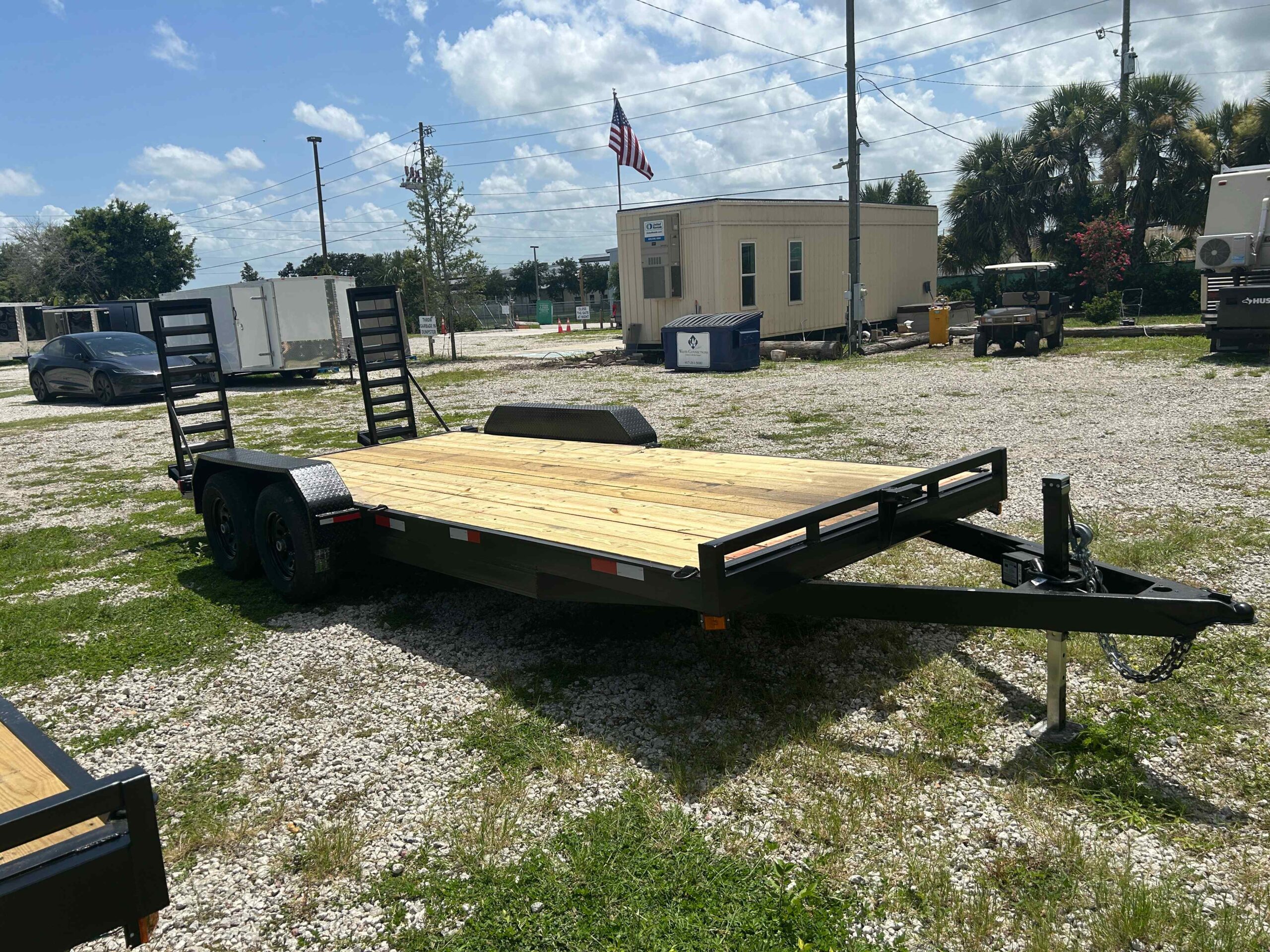 New 7×18 WORLDWIDE TRAILER Equipment Trailer