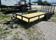 New 7×18 WORLDWIDE TRAILER Utility Trailer