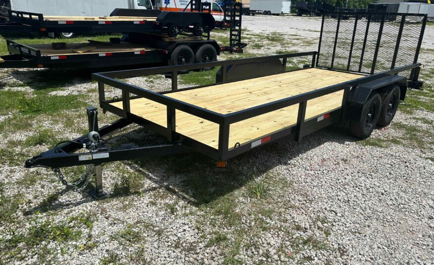 New 7×18 WORLDWIDE TRAILER Utility Trailer