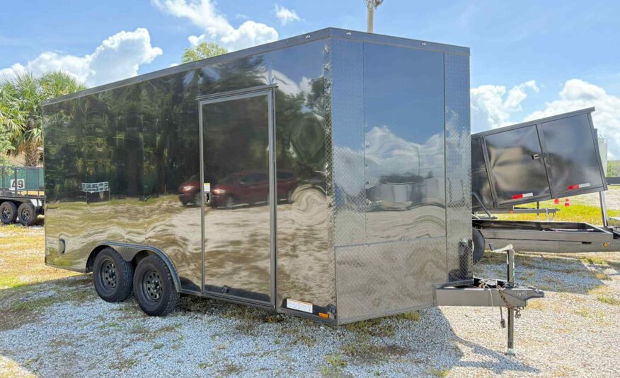 Used 8.5×16 Extreme Cargo Enclosed Trailer