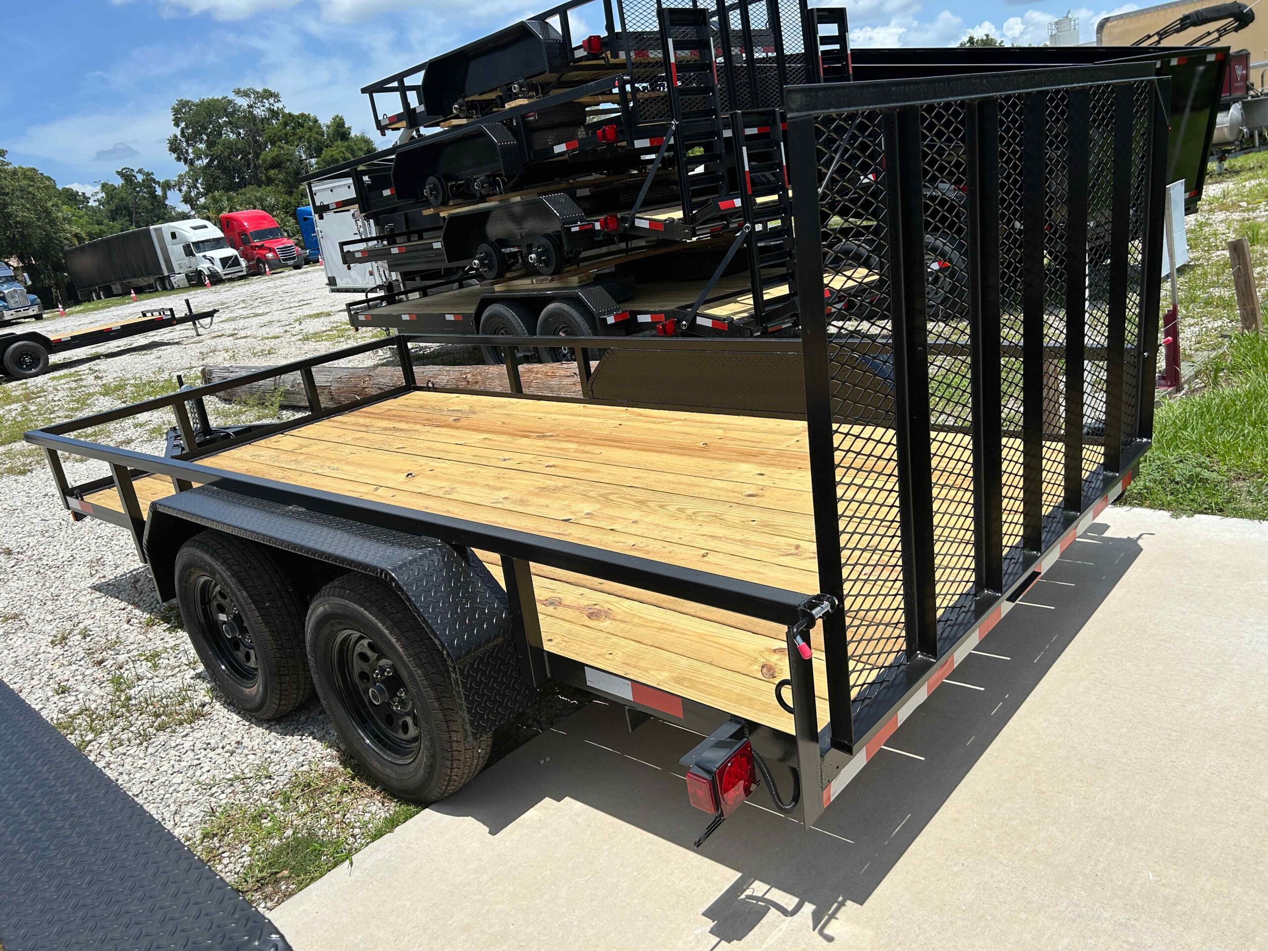 New 7×14 WORLDWIDE TRAILER Utility Trailer