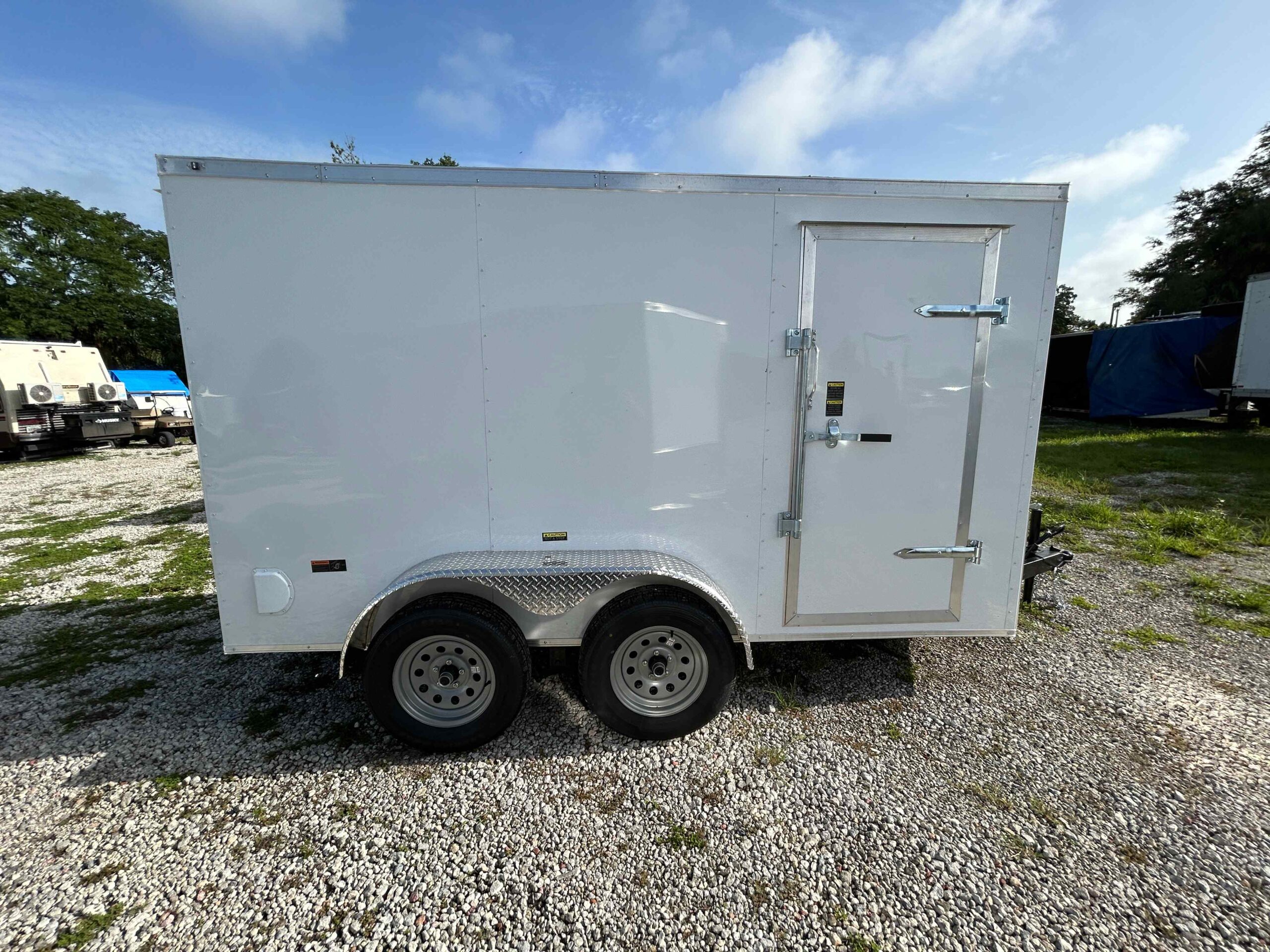 New 6×12 Power Line Cargo Enclosed Trailer