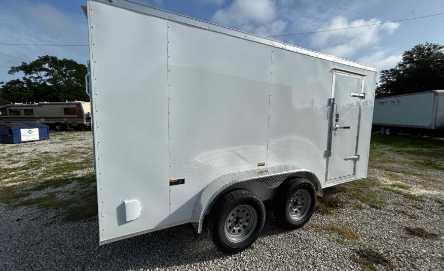 New 7×14 Power Line Cargo Enclosed Trailer