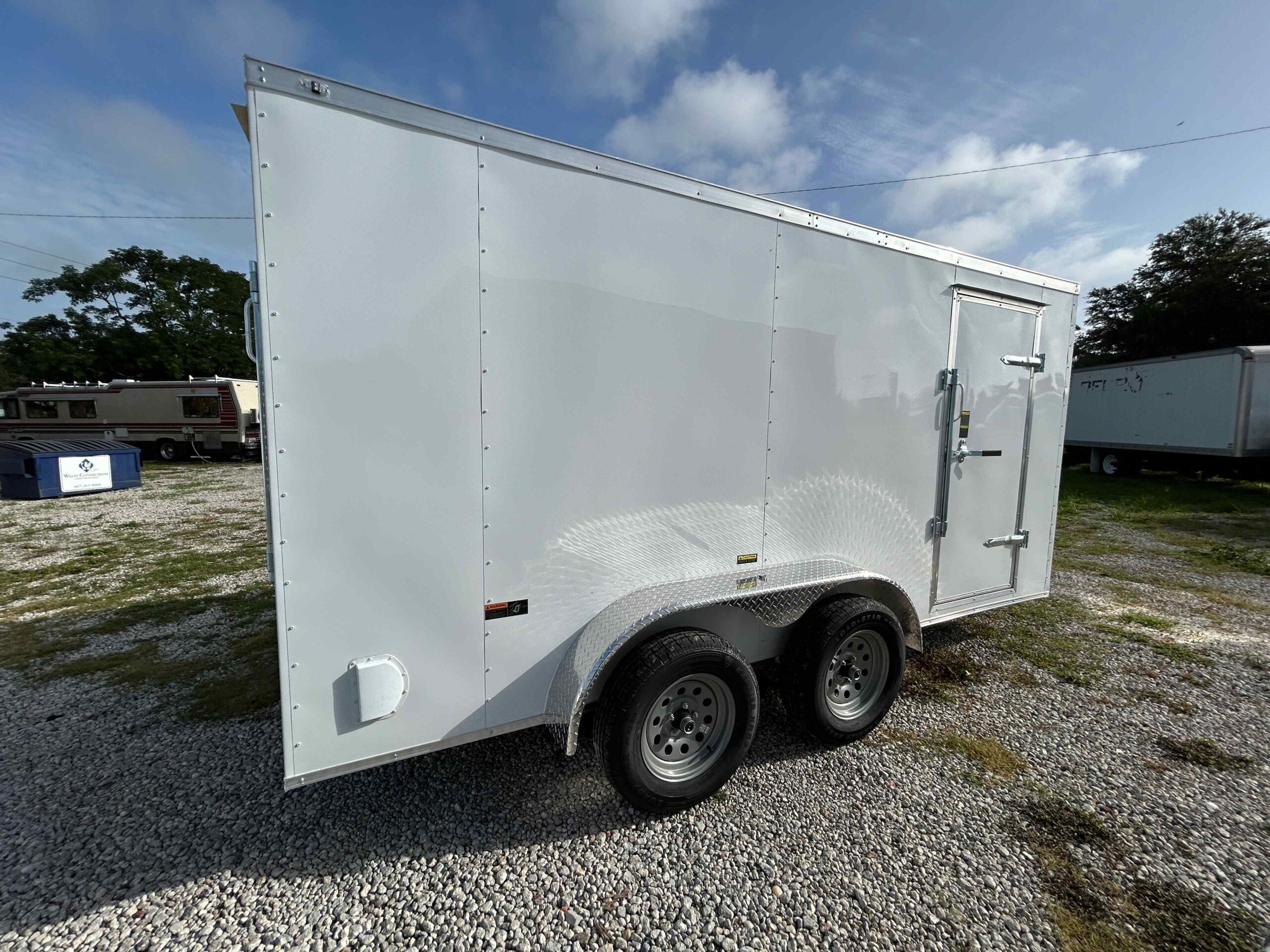 New 7×14 Power Line Cargo Enclosed Trailer