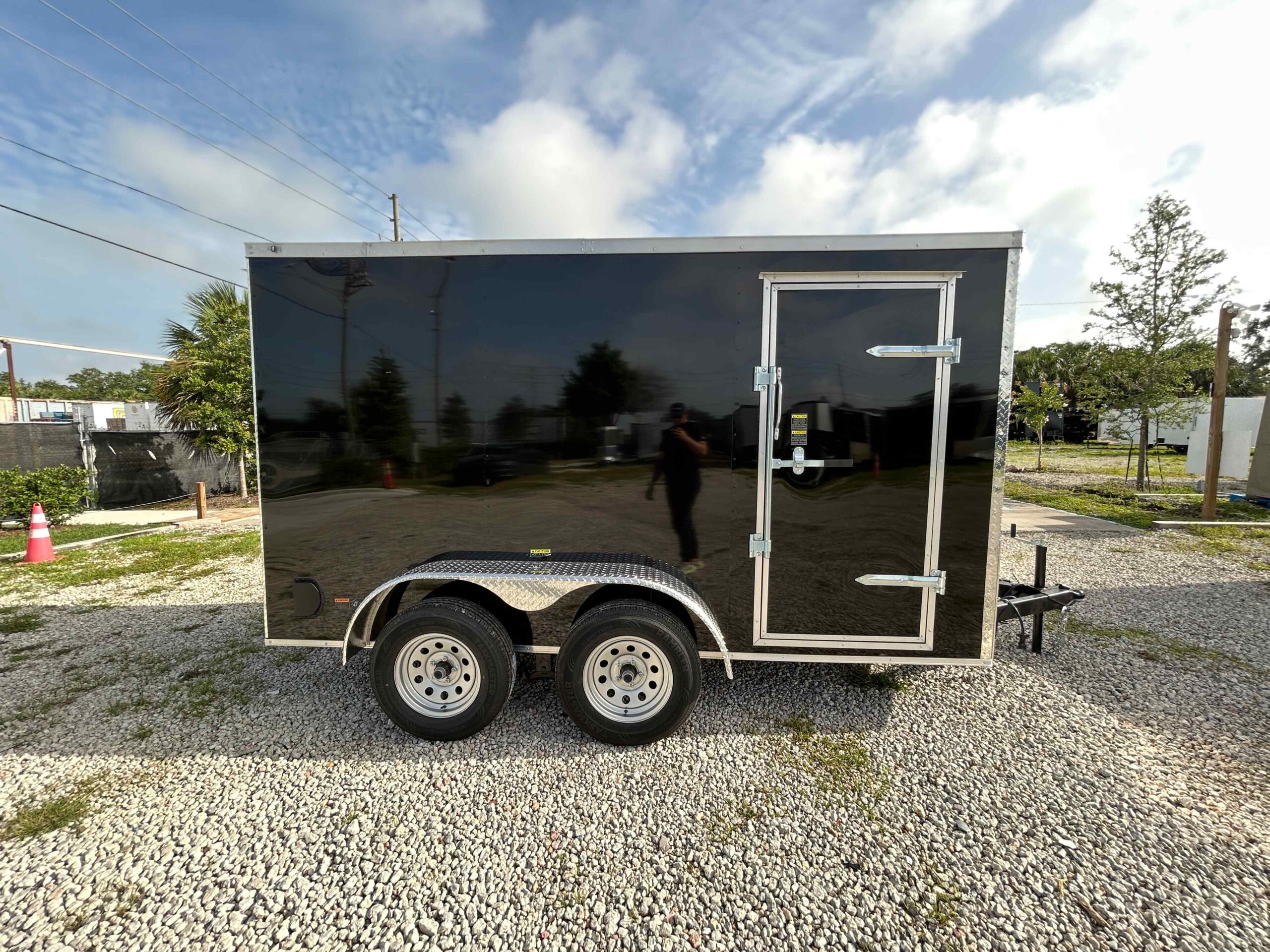 New 6×12 Power Line Cargo Enclosed Trailer