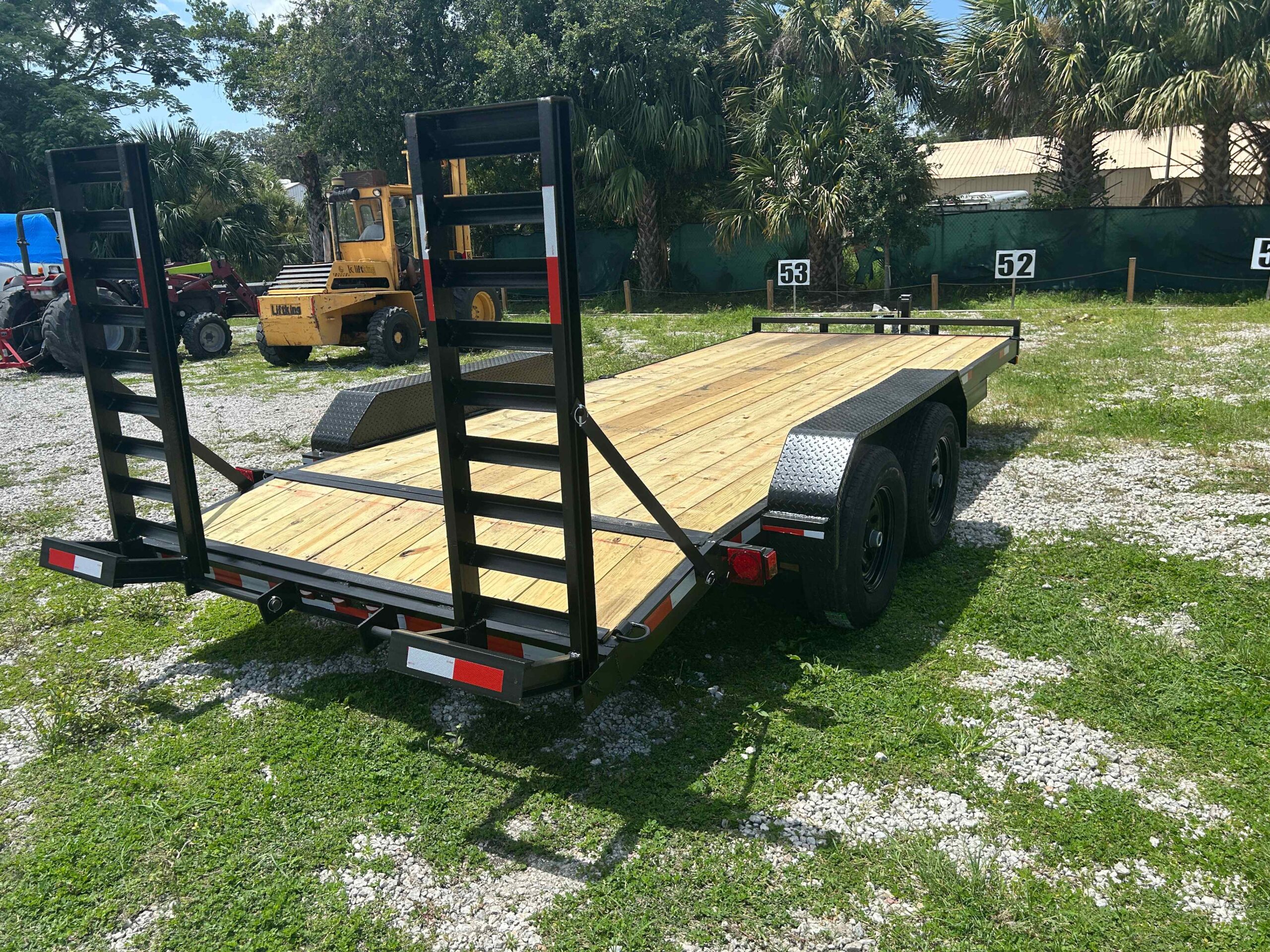 New 7×18 WORLDWIDE TRAILER Equipment Trailer