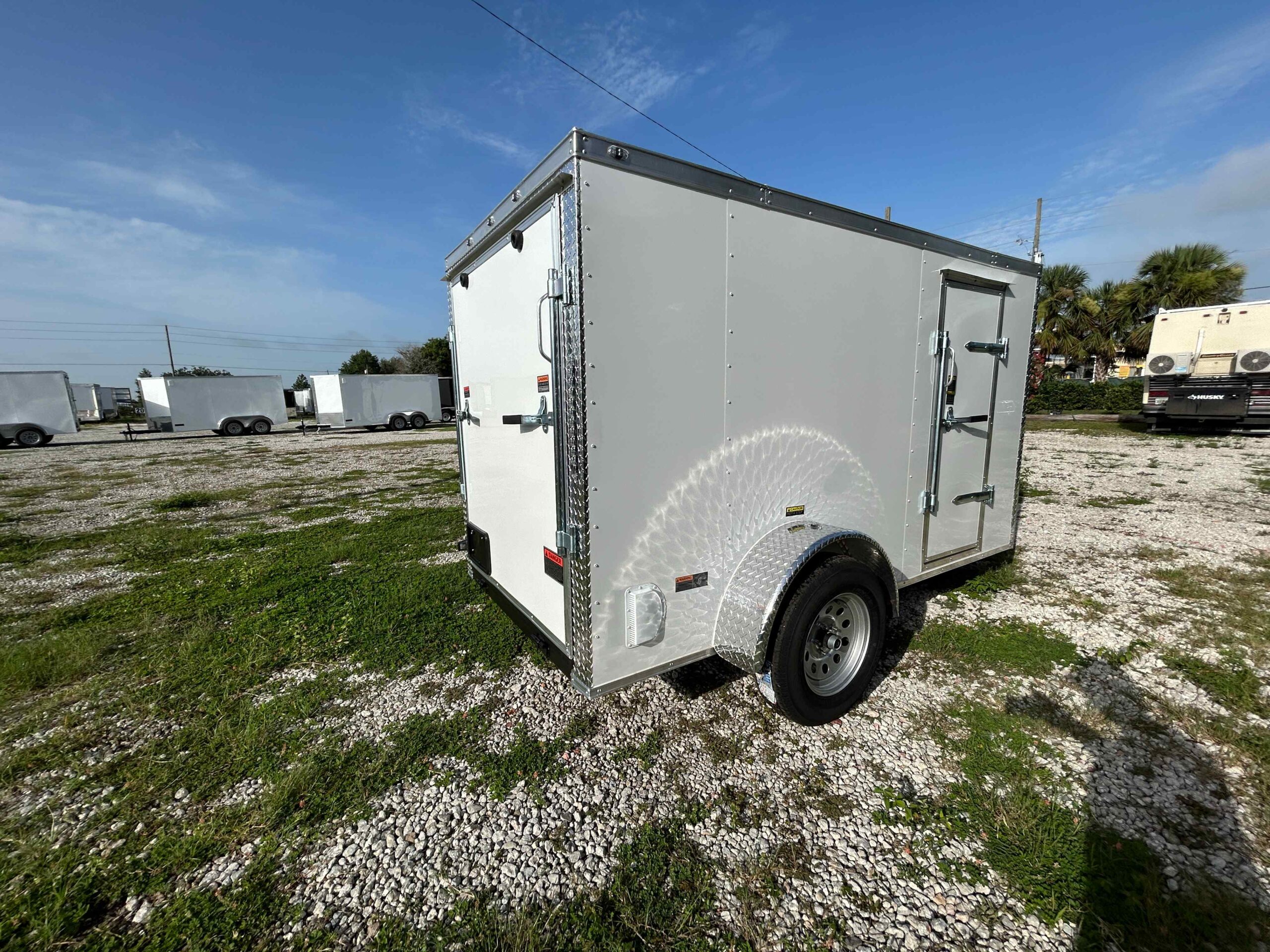 New 5×10 Power Line Cargo Enclosed Trailer