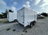 New 7×12 Power Line Cargo Enclosed Trailer