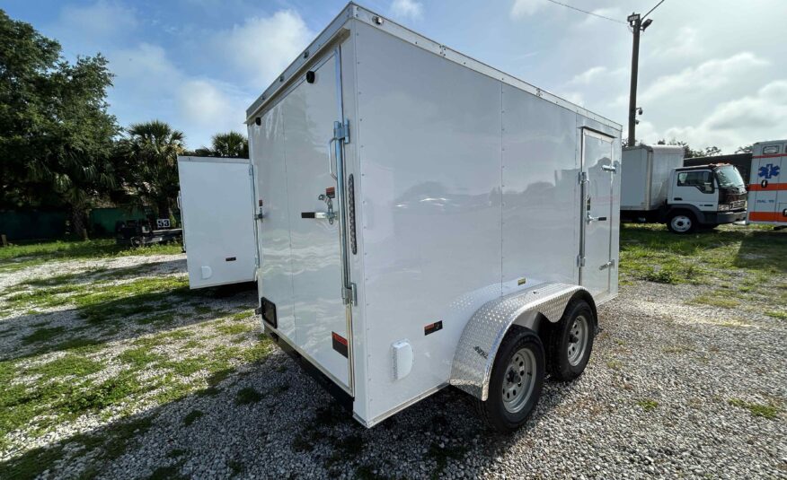 New 6×12 Power Line Cargo Enclosed Trailer