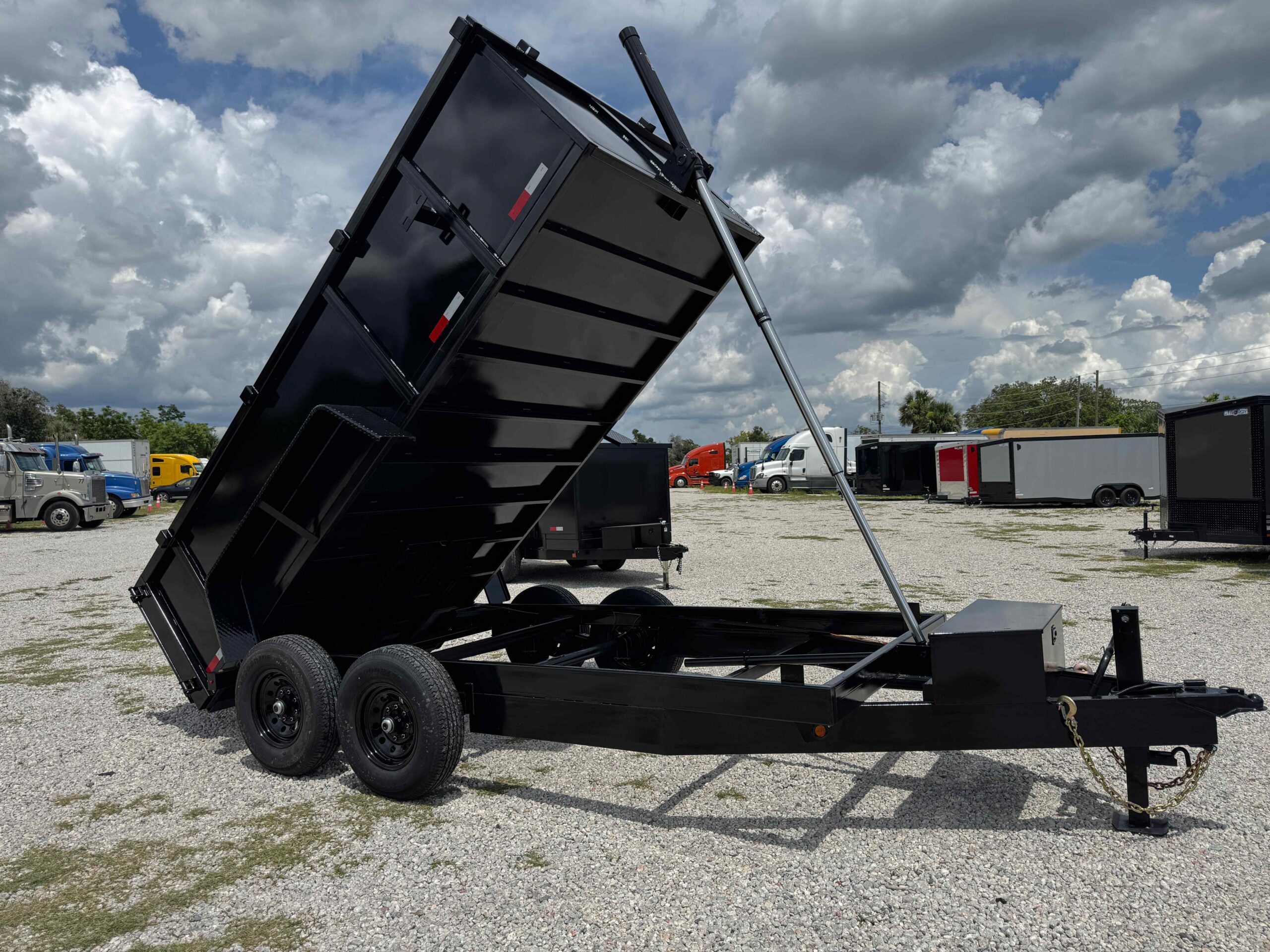 New 7×14 TAYLOR TRAILERS Dump Trailer