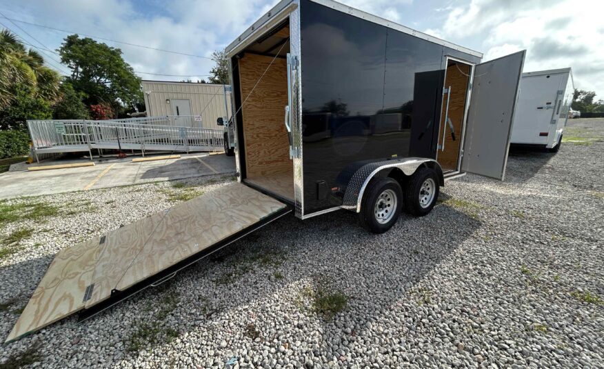 New 6×12 Power Line Cargo Enclosed Trailer