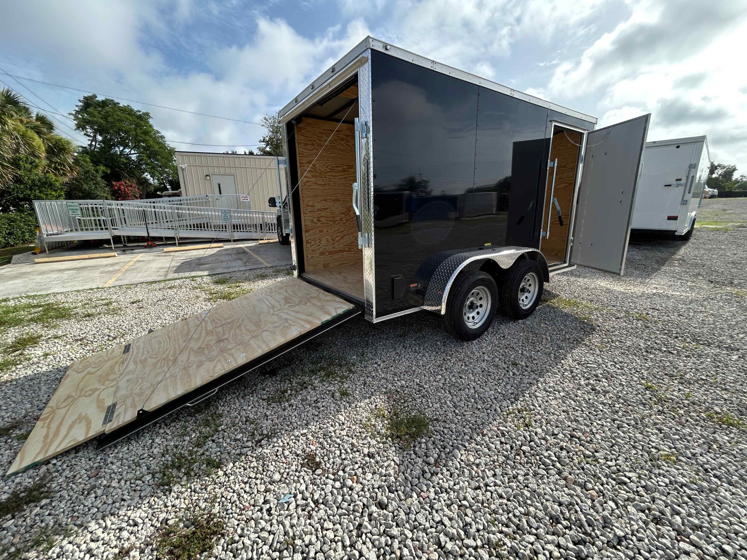 New 6×12 Power Line Cargo Enclosed Trailer