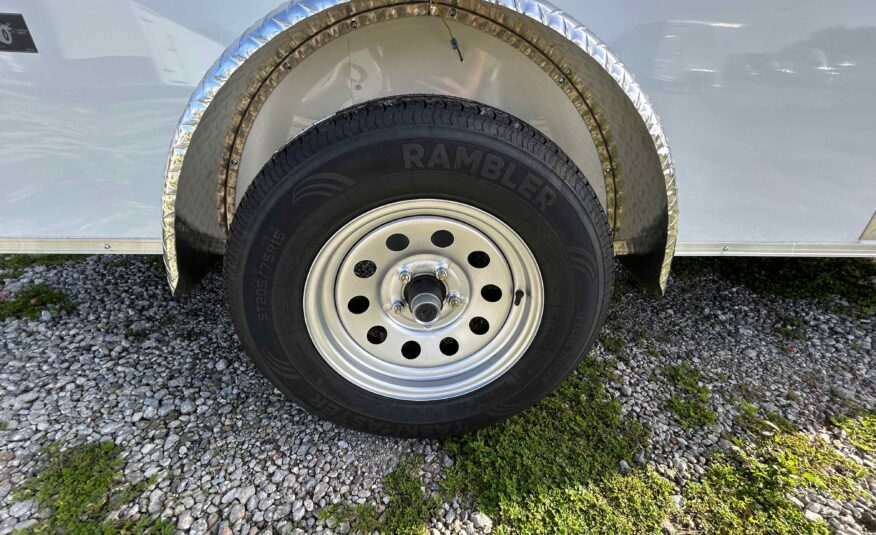 New 6×12 Power Line Cargo Enclosed Trailer