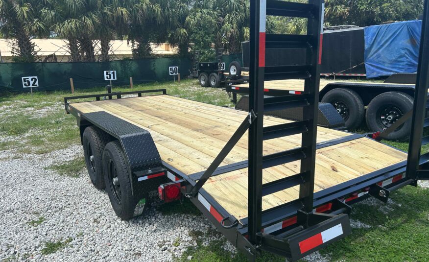 New 7×18 WORLDWIDE TRAILER Equipment Trailer