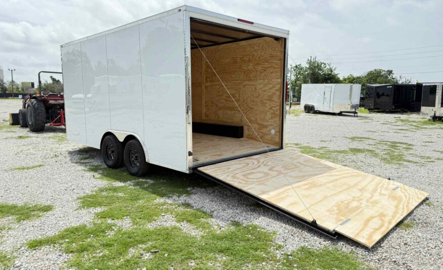New 8.5×16 D & A Trailers Enclosed Trailer