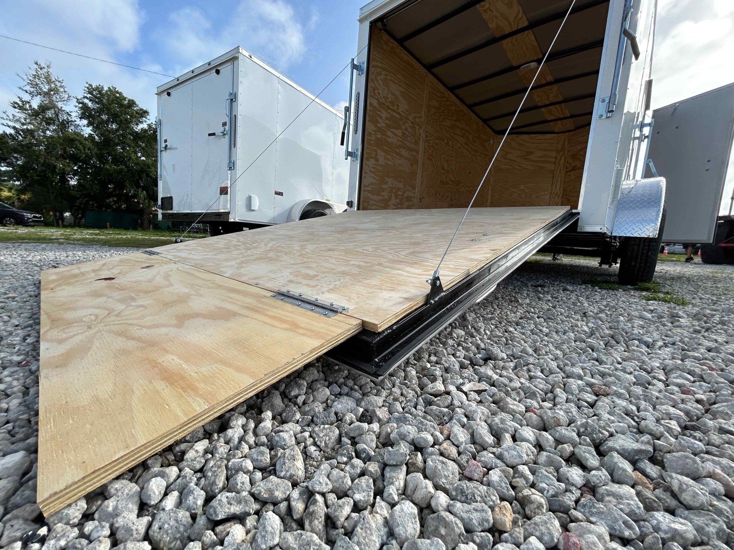New 7×12 Power Line Cargo Enclosed Trailer