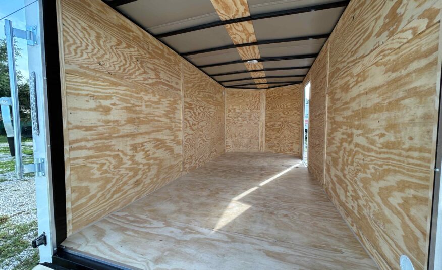 New 7×14 Power Line Cargo Enclosed Trailer