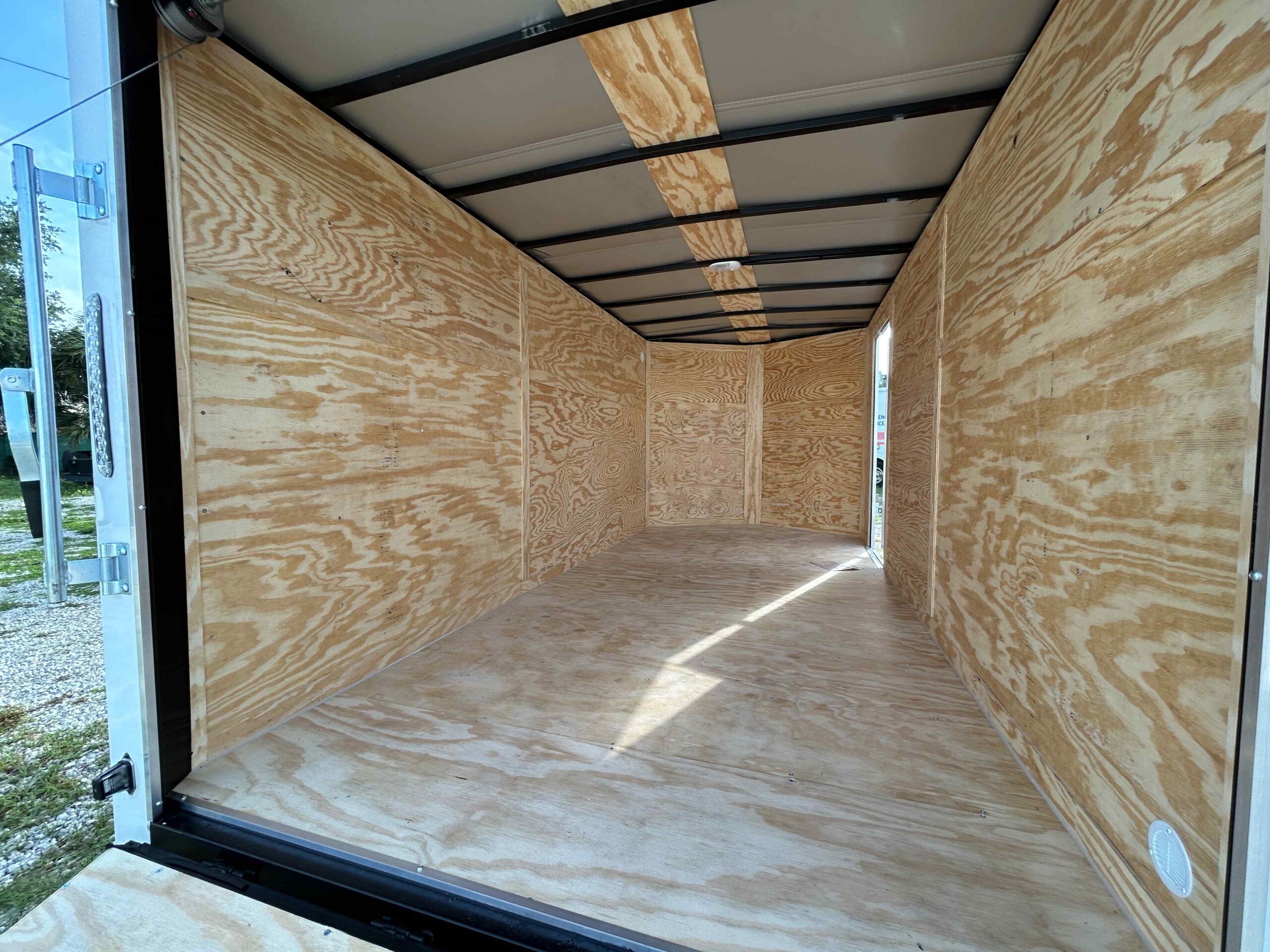 New 7×14 Power Line Cargo Enclosed Trailer