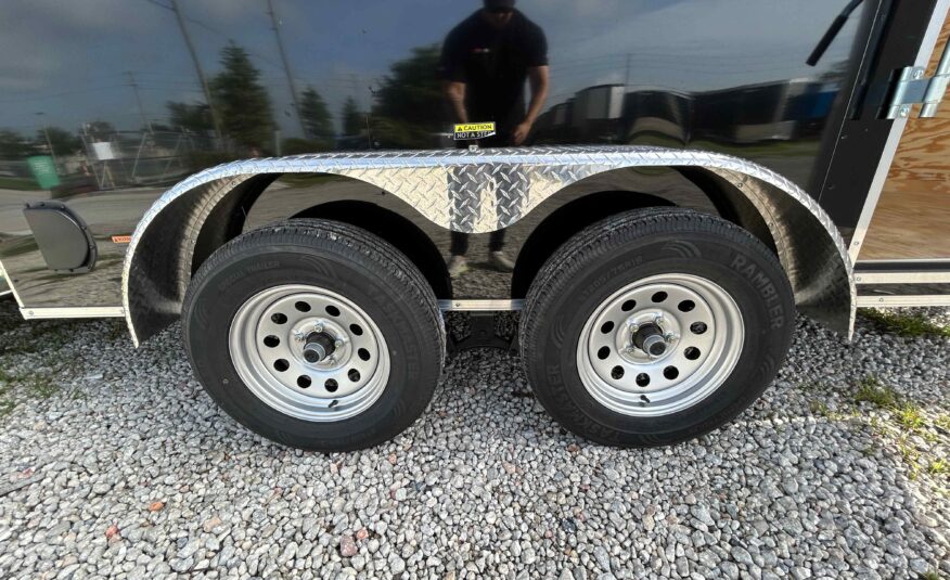 New 6×12 Power Line Cargo Enclosed Trailer