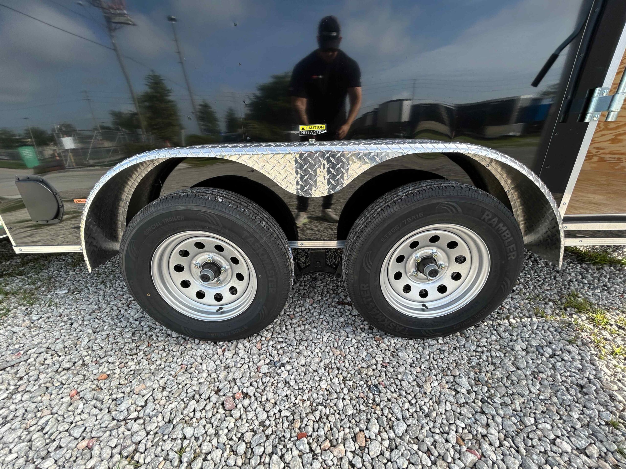 New 6×12 Power Line Cargo Enclosed Trailer