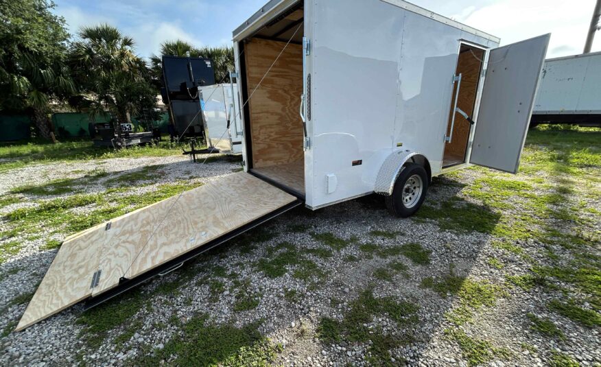 New 6×12 Power Line Cargo Enclosed Trailer