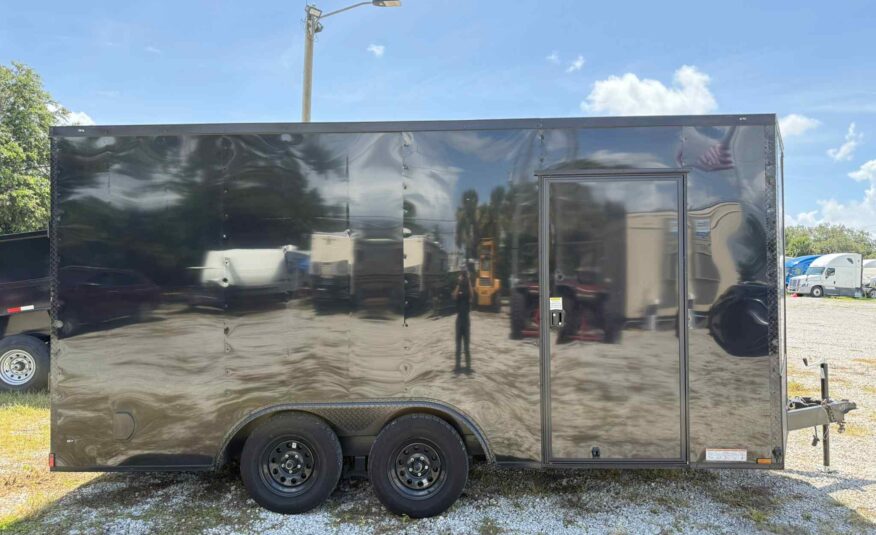 Used 8.5×16 Extreme Cargo Enclosed Trailer
