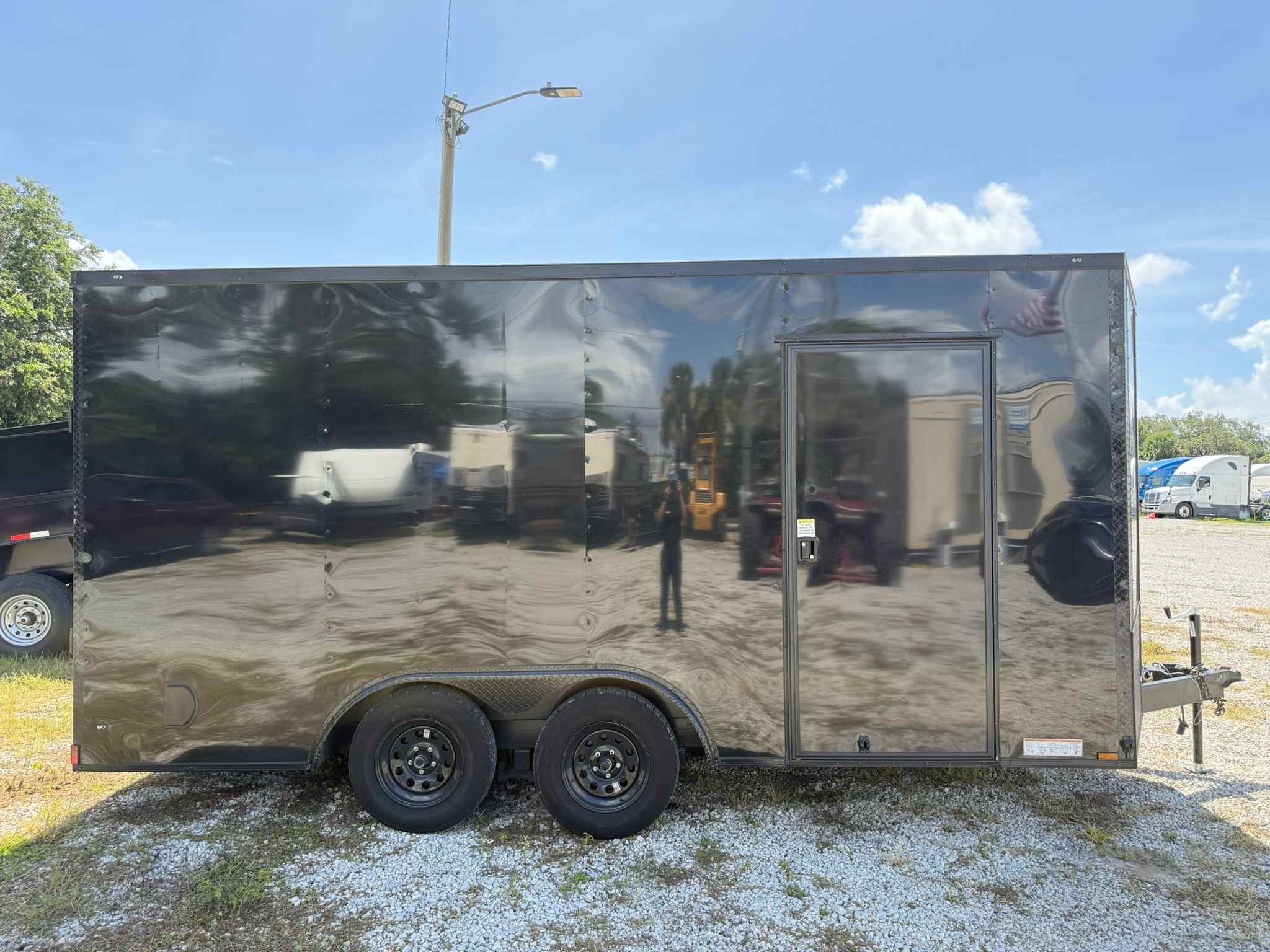 Used 8.5×16 Extreme Cargo Enclosed Trailer