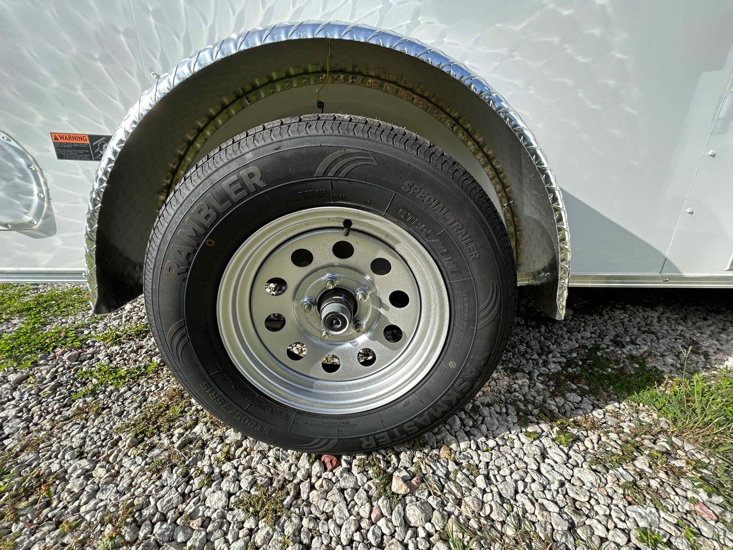 New 5×10 Power Line Cargo Enclosed Trailer