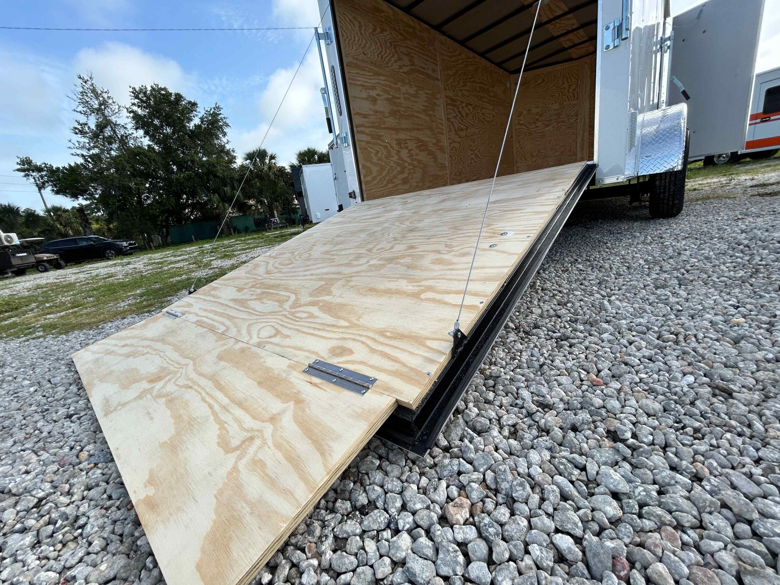 New 7×14 Power Line Cargo Enclosed Trailer