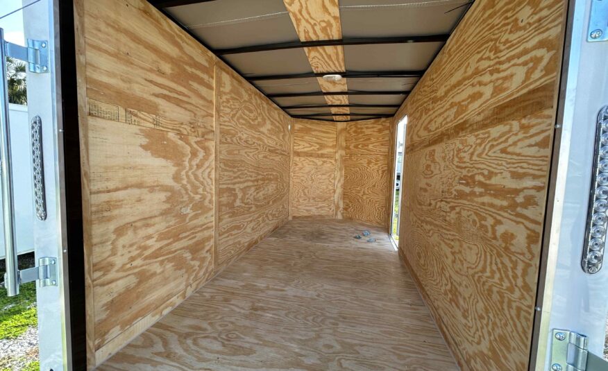 New 6×12 Power Line Cargo Enclosed Trailer