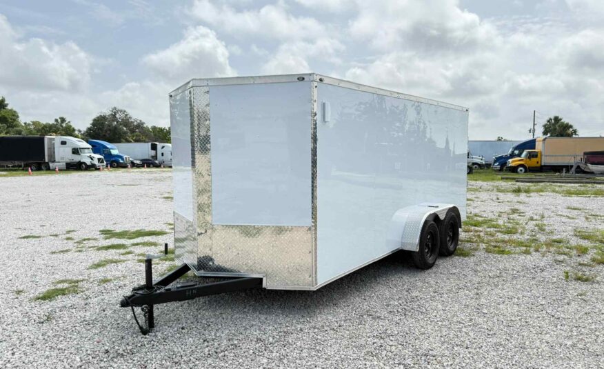 New 7×16 D & A Trailers Enclosed Trailer