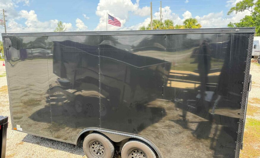 Used 8.5×16 Extreme Cargo Enclosed Trailer