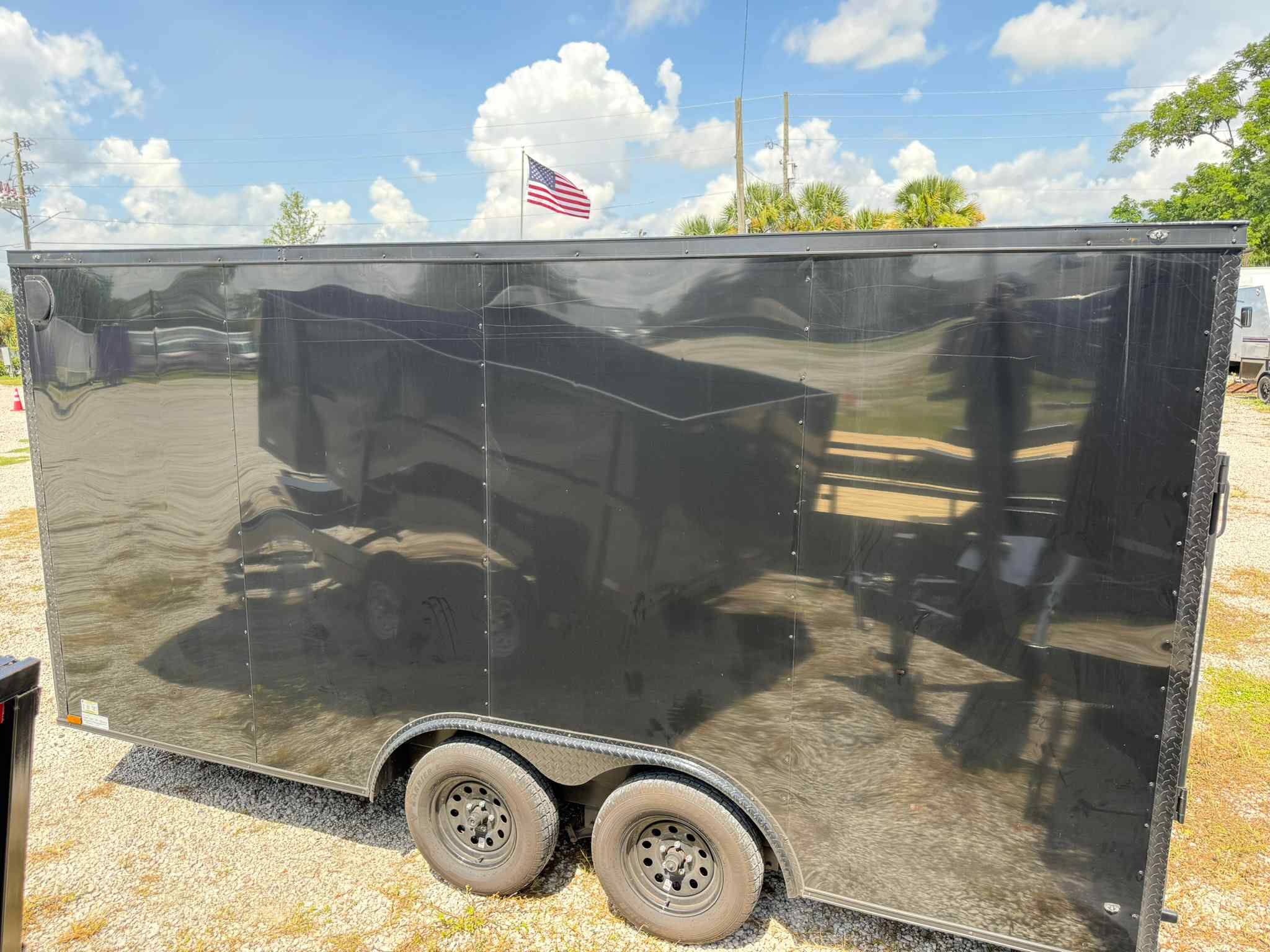 Used 8.5×16 Extreme Cargo Enclosed Trailer