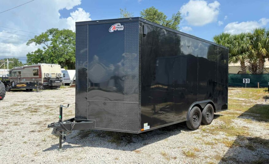 Used 8.5×16 Extreme Cargo Enclosed Trailer