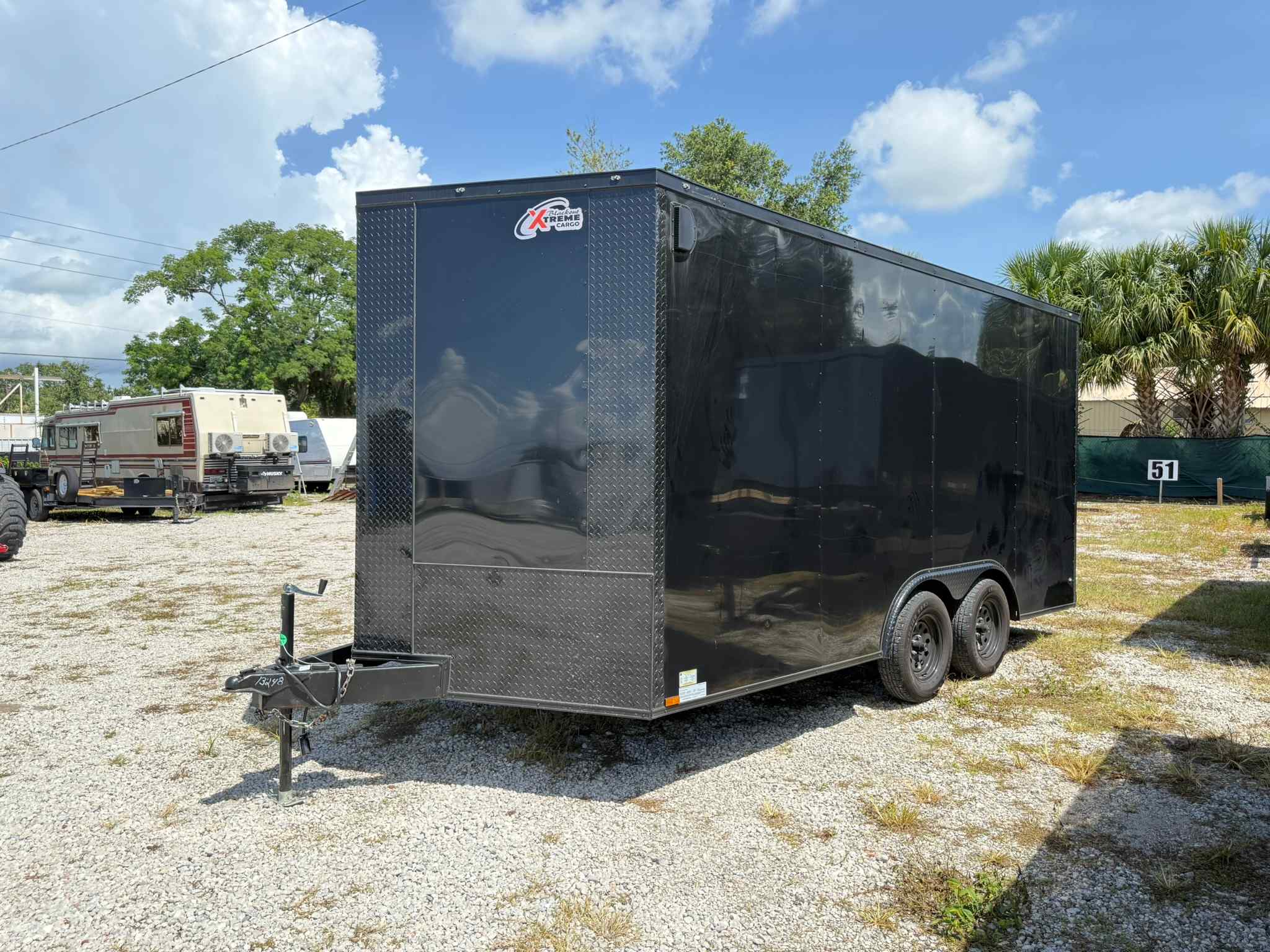 Used 8.5×16 Extreme Cargo Enclosed Trailer