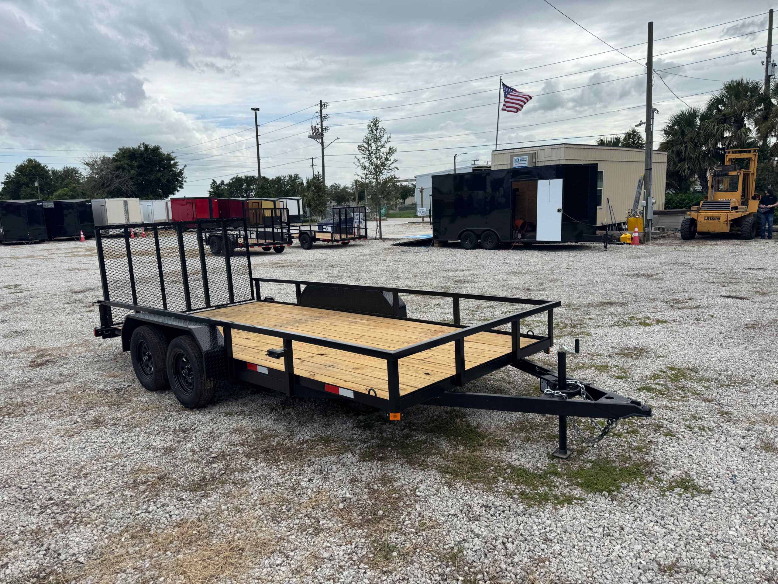 New 7×16 WORLDWIDE TRAILER Utility Trailer