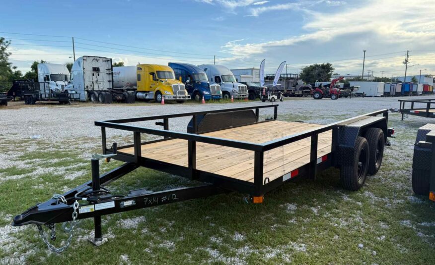 New 7×14 WORLDWIDE TRAILER Utility Trailer