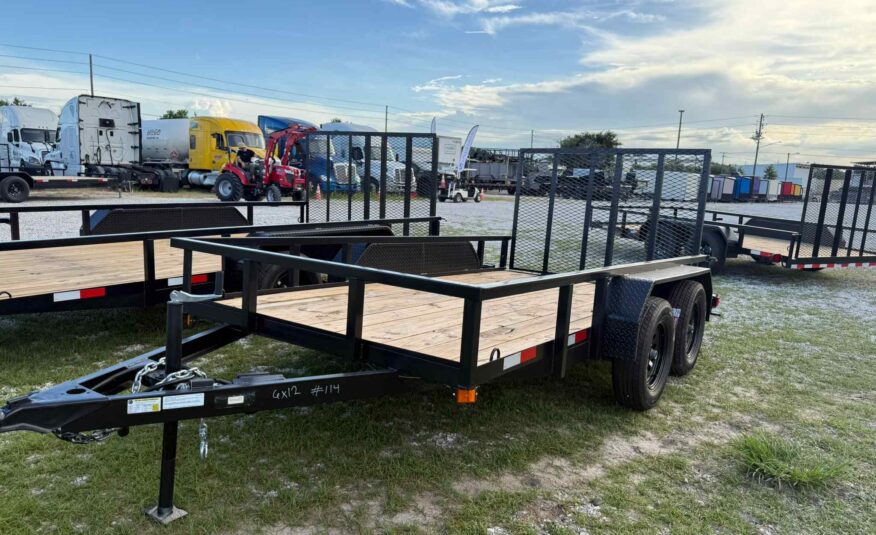 New 6×12 WORLDWIDE TRAILER Utility Trailer