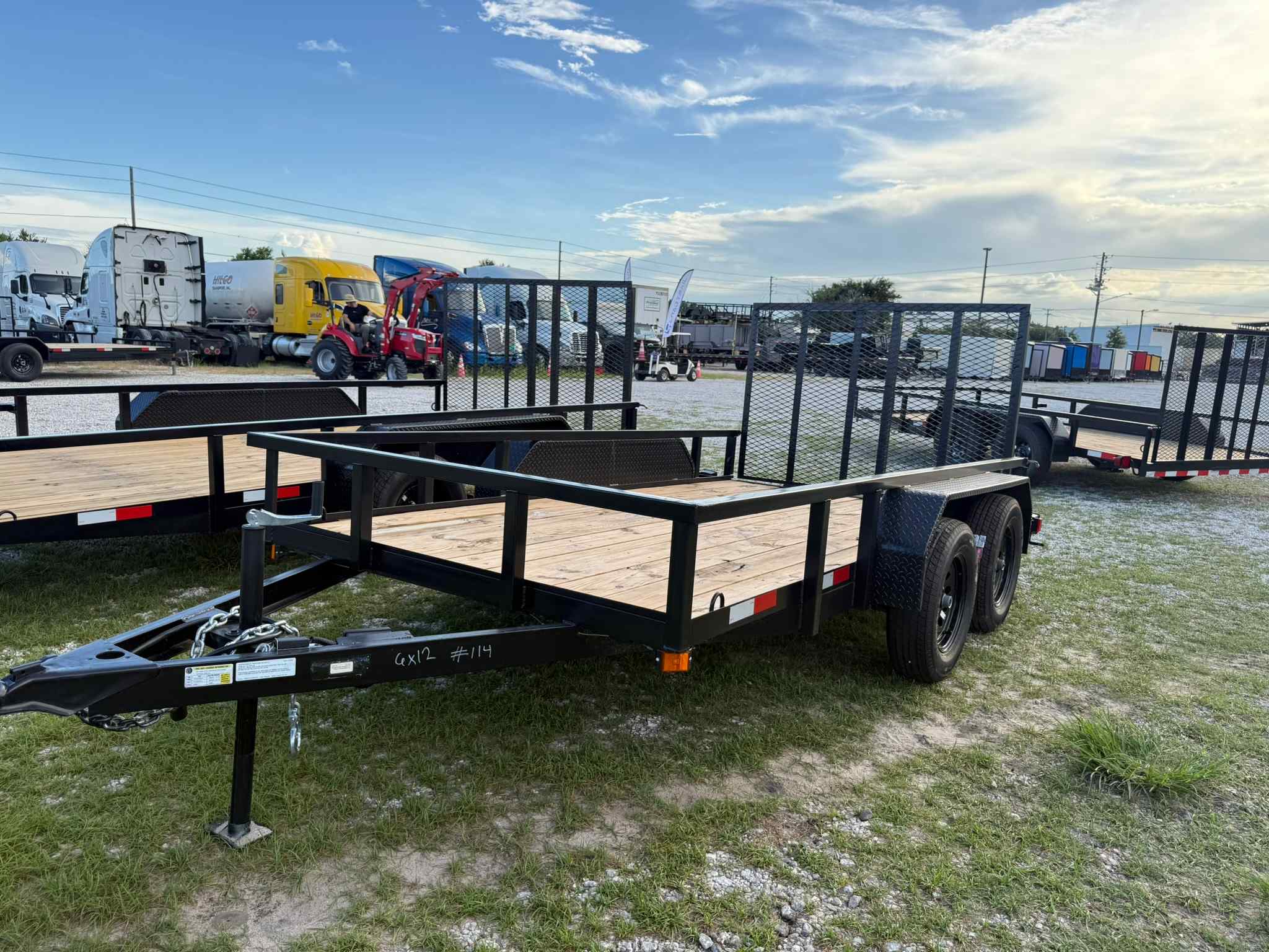 New 6×12 WORLDWIDE TRAILER Utility Trailer