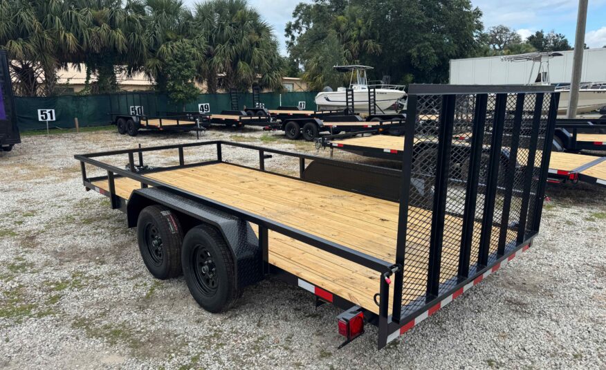 New 7×16 WORLDWIDE TRAILER Utility Trailer