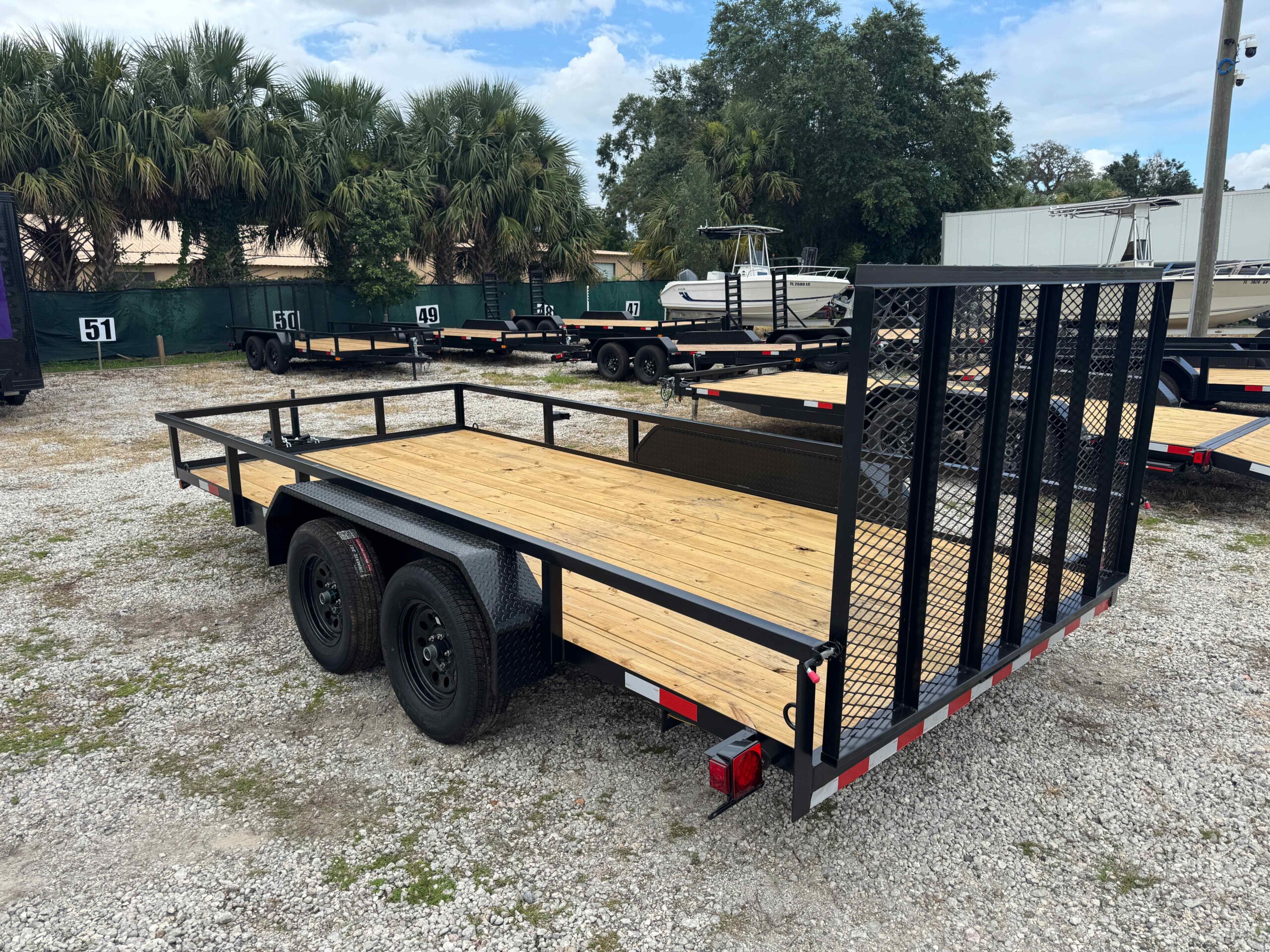 New 7×16 WORLDWIDE TRAILER Utility Trailer
