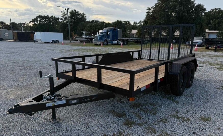 New 6×12 WORLDWIDE TRAILER Utility Trailer