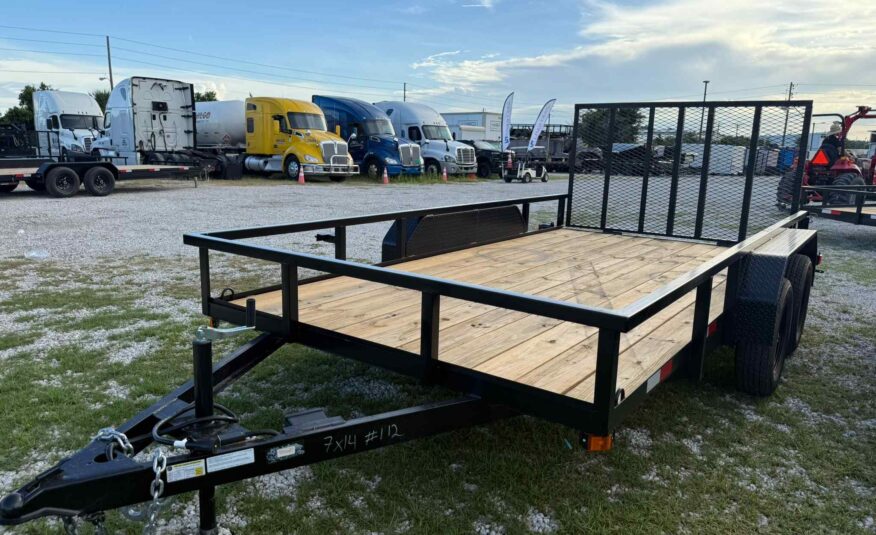 New 7×14 WORLDWIDE TRAILER Utility Trailer