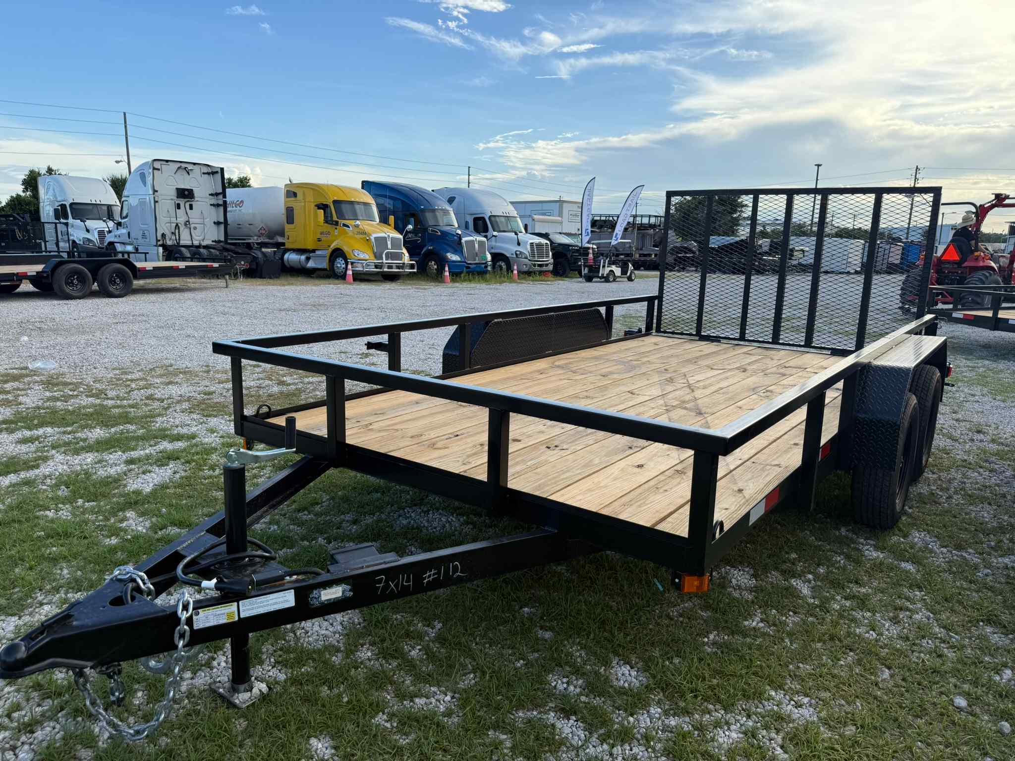 New 7×14 WORLDWIDE TRAILER Utility Trailer